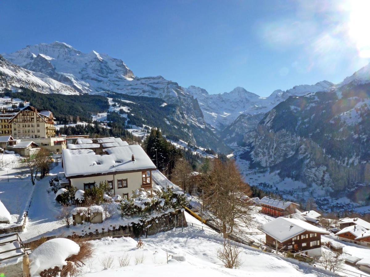 Apartment Rose Apt- Y By Interhome Wengen Esterno foto