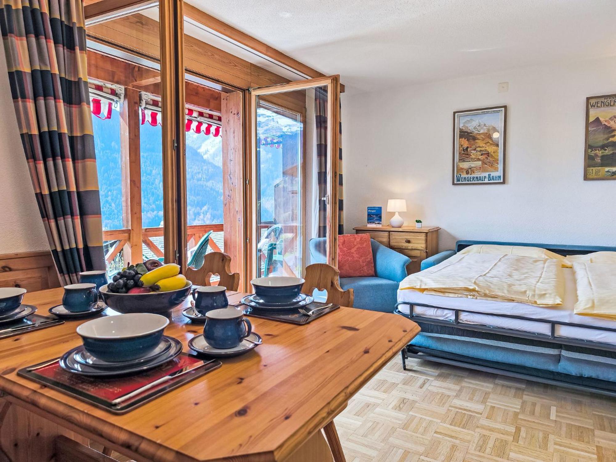 Apartment Rose Apt- Y By Interhome Wengen Esterno foto